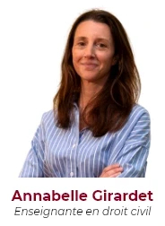 Annabelle Girardet, enseignante en droit civil chez Major Droit